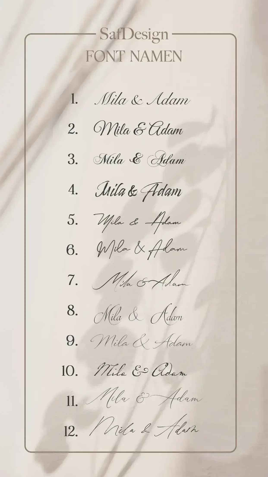 Goldbraun Henna Karten, Kina Davetiyesi DIN A7