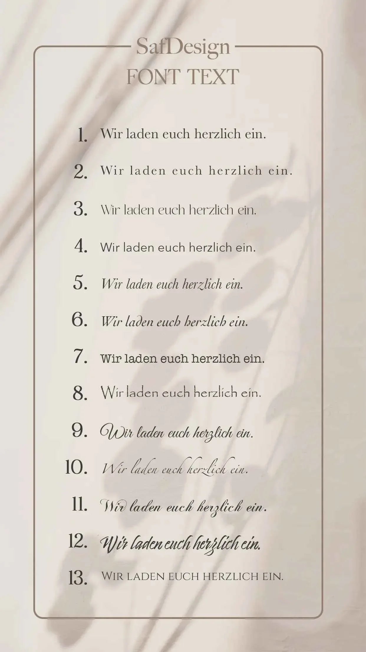 Rounded Edges Henna Karten I Platzkarten